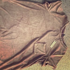 Blush pink  velvet top